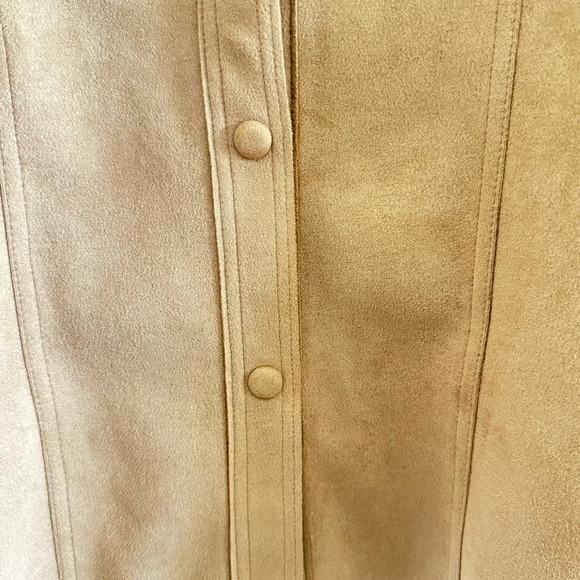 Jules Kae Hannah Beige Oversized Shacket Jacket Size XS - Picture 7 of 12